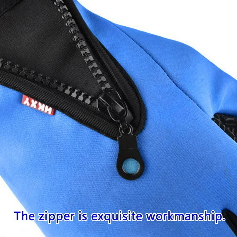 قفازات الشتاء للرجال مقاوم للماء يندبروف قفازات باردة على الجليد دراجة نارية ركوب القيادة الدافئة لمس المرأة سستة قفاز