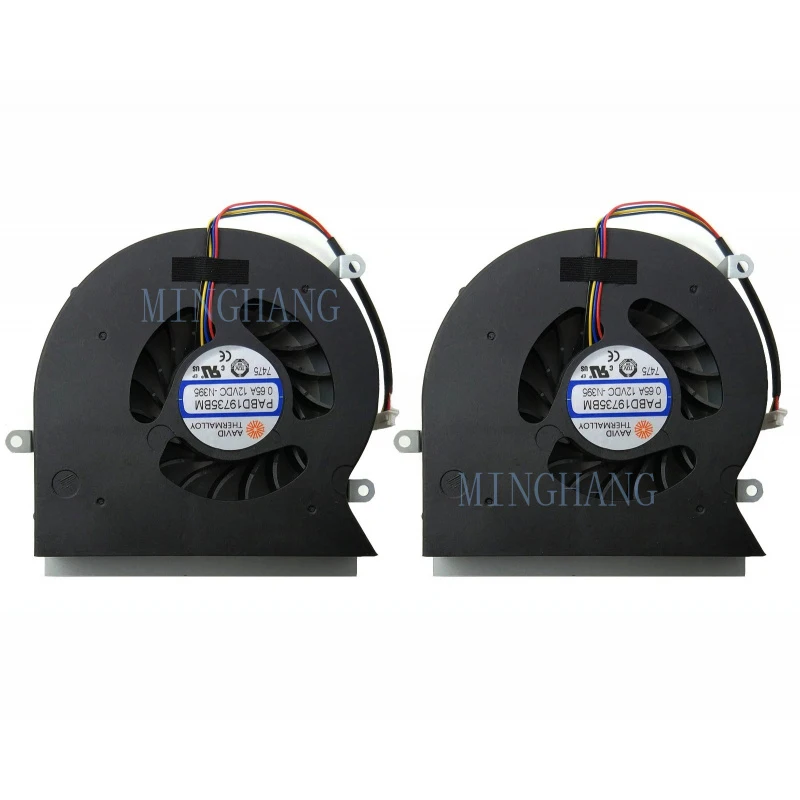 

Комплект из 2 вентиляторов (CPU и GPU) для MSI GT62VR 6RE 6RD, GT62VR 7RE 7RD, Dominator Pro GT62VR 16L1