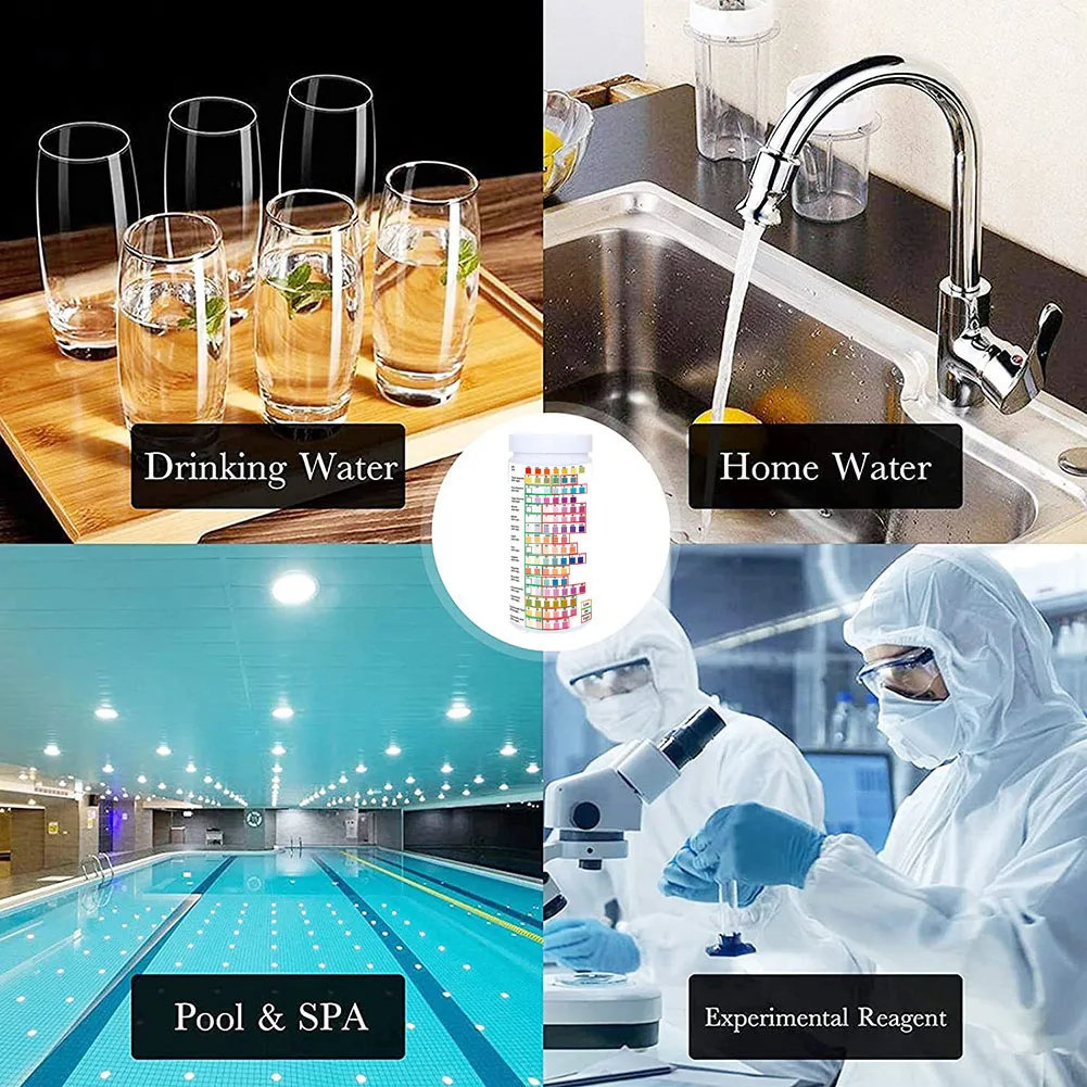 17 In 1 Water Testing Kit for Drinking Water Swimming Pool Water Test Coli Bacteria Test Chlorine PH Hardness Water Quality Test