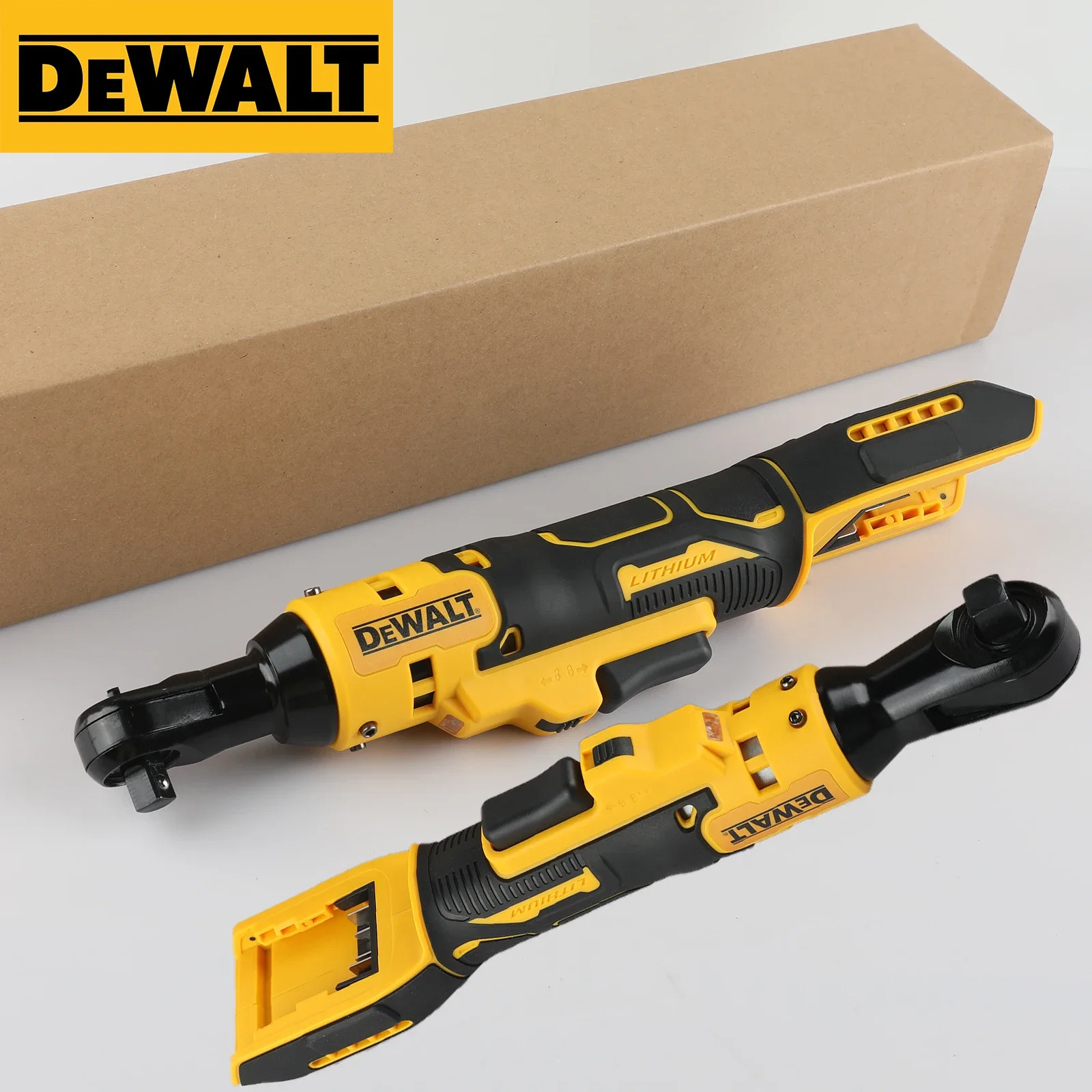 Dewalt Ratchet Right Angle Wrench LED Cordless Driver Variable Speed Power Wrench Power Tools DCF512/DCF513