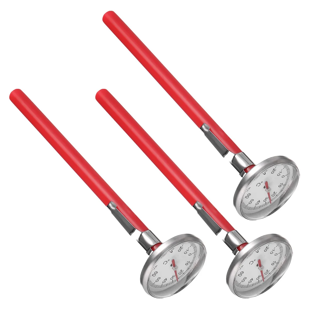 

3Pcs Mini Car Interior Thermometer - Mechanical Air Conditioning Temperature Gauge for Auto Dashboard Vent with Accurate and