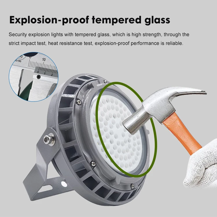 New Arrival Explosion Proof Lamp Ip65 Gas Station Lighting 50w 100w 150w Led Explosion Proof Light