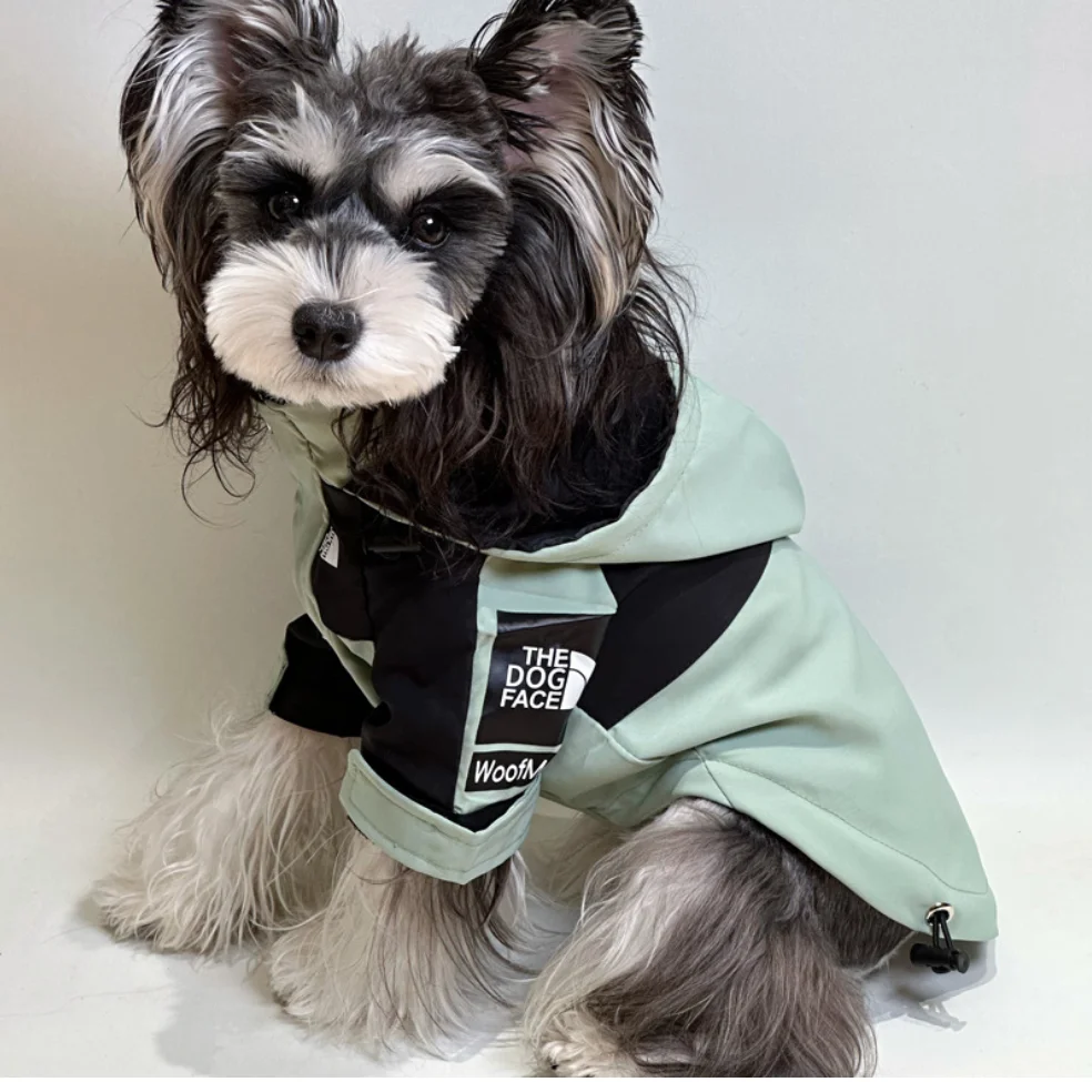 

Outdoor Waterproof And Windproof Pet Jacket Super Cool Travel Clothing Large-Sized Coat For Big Dogs