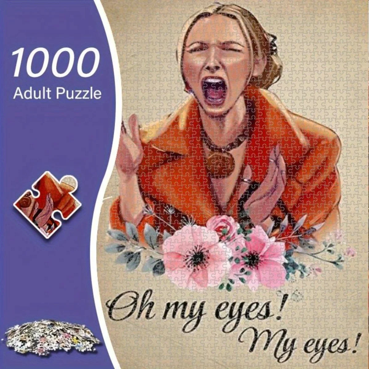 1000 stuks puzzel voor volwassenen - Hersenuitdagingscadeau - Perfect voor spelavonden voor volwassenen en gezinnen - mijn ogen! Phoebe Buffay vriendenpuzzel