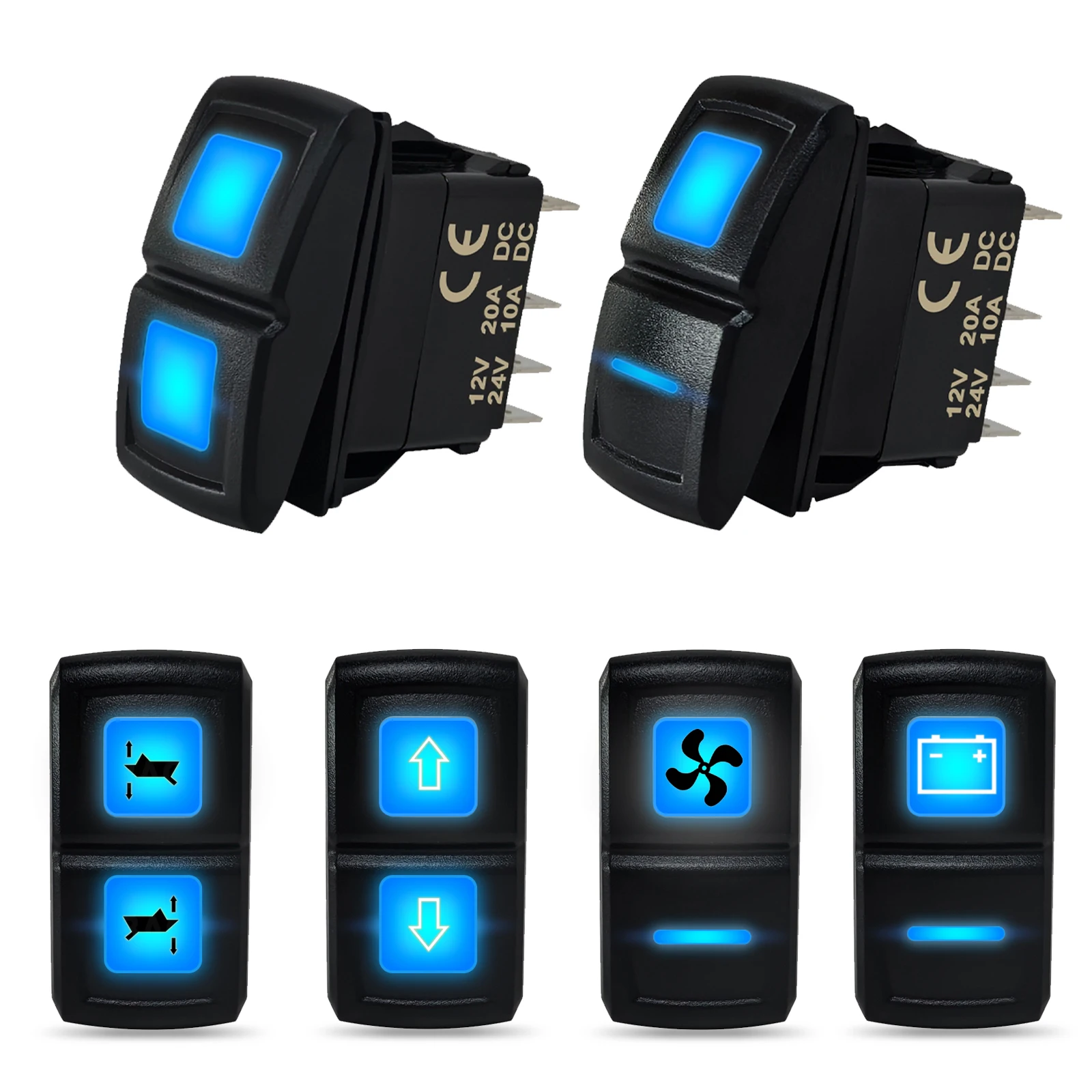 8Pin ON-ON-ON/ON-ON…