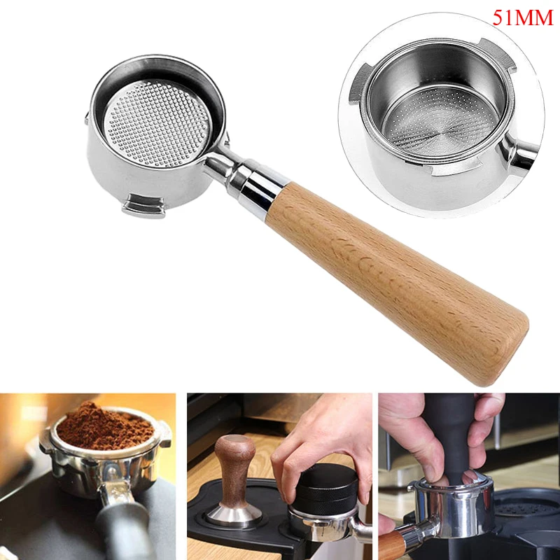 Bottomless Portafilter 51mm Filter Holder Barista For Delonghi Dedica EC680 EC685 eco310 ecp35.31 بورتافلتر ديلونجي Accesorries