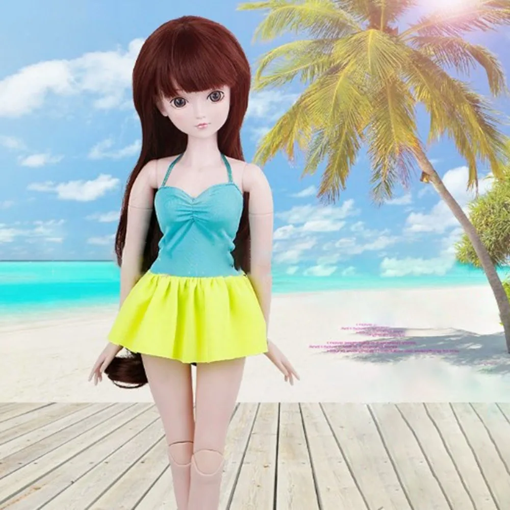 

Модные кукольные купальники, бикини, разные стили, повседневная одежда, летняя пляжная одежда, аксессуары «сделай сам», мини для кукол 1/3 BJD 60 см