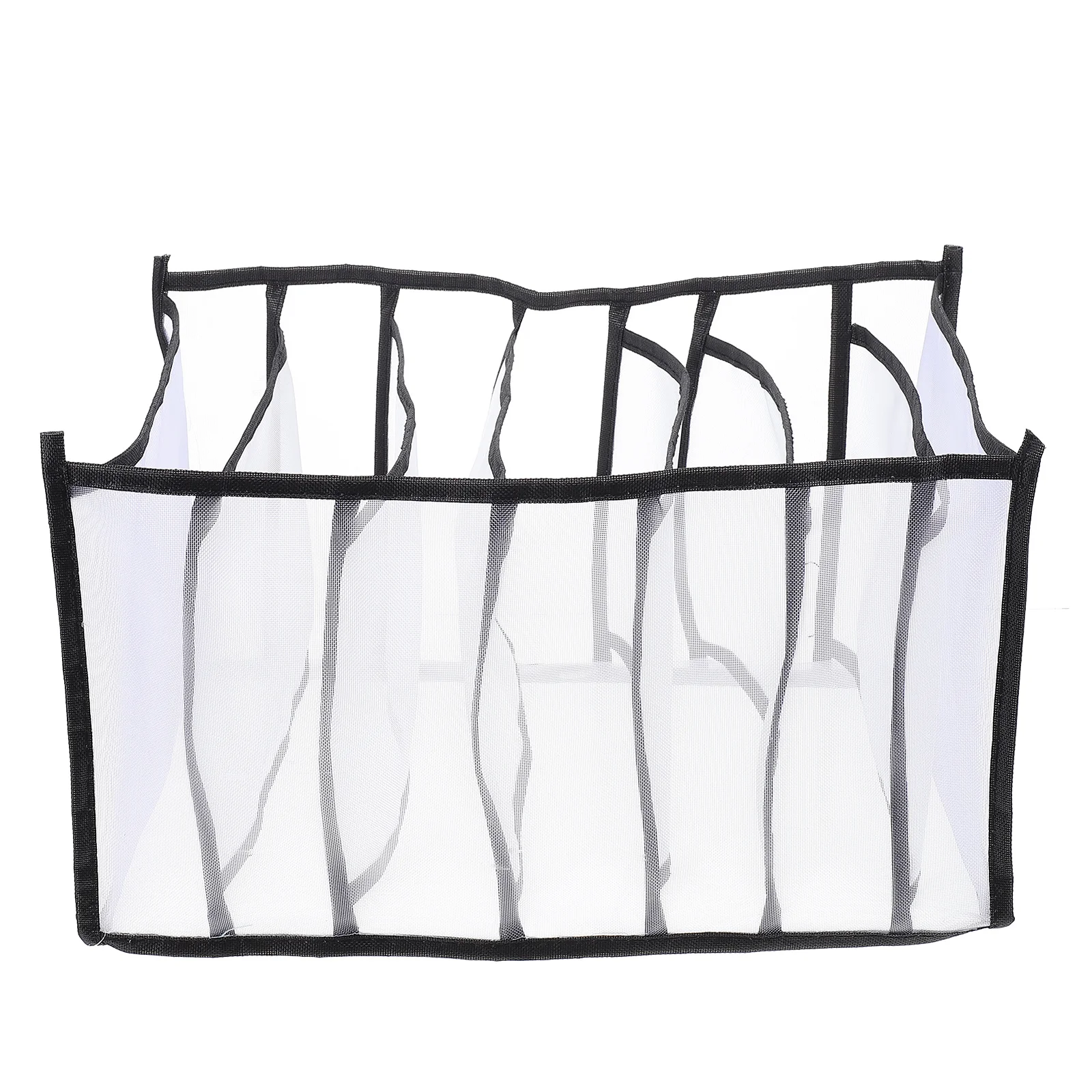 

2pcs Folding Storage Box Closet Organizer For Underwear Socks Ties Clothes Bra Scarf Pants Cabinet Divider Cloth Container