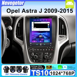 9.7 inch For Opel Astra J 2009-2015 Android 15 Car Radio Multimedia Video Player GPS Tesla Model wireless android Auto WIFI 4G