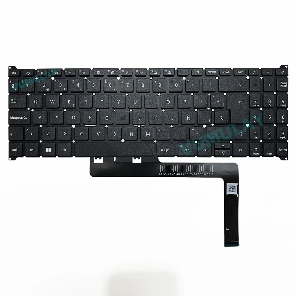 Teclado español para Acer A315-59,A315-59G N22C6,A315-24P,A315-24T,A515-47,A515-57G,A515-55,A515-56,A715-76,A715-51G,A715-52,N22Q3 N23C3 Extensa 15 EX215-23 N23C3 ,EX215-33 ,EX215-55G ,EX215-56 ,Fun S50-54