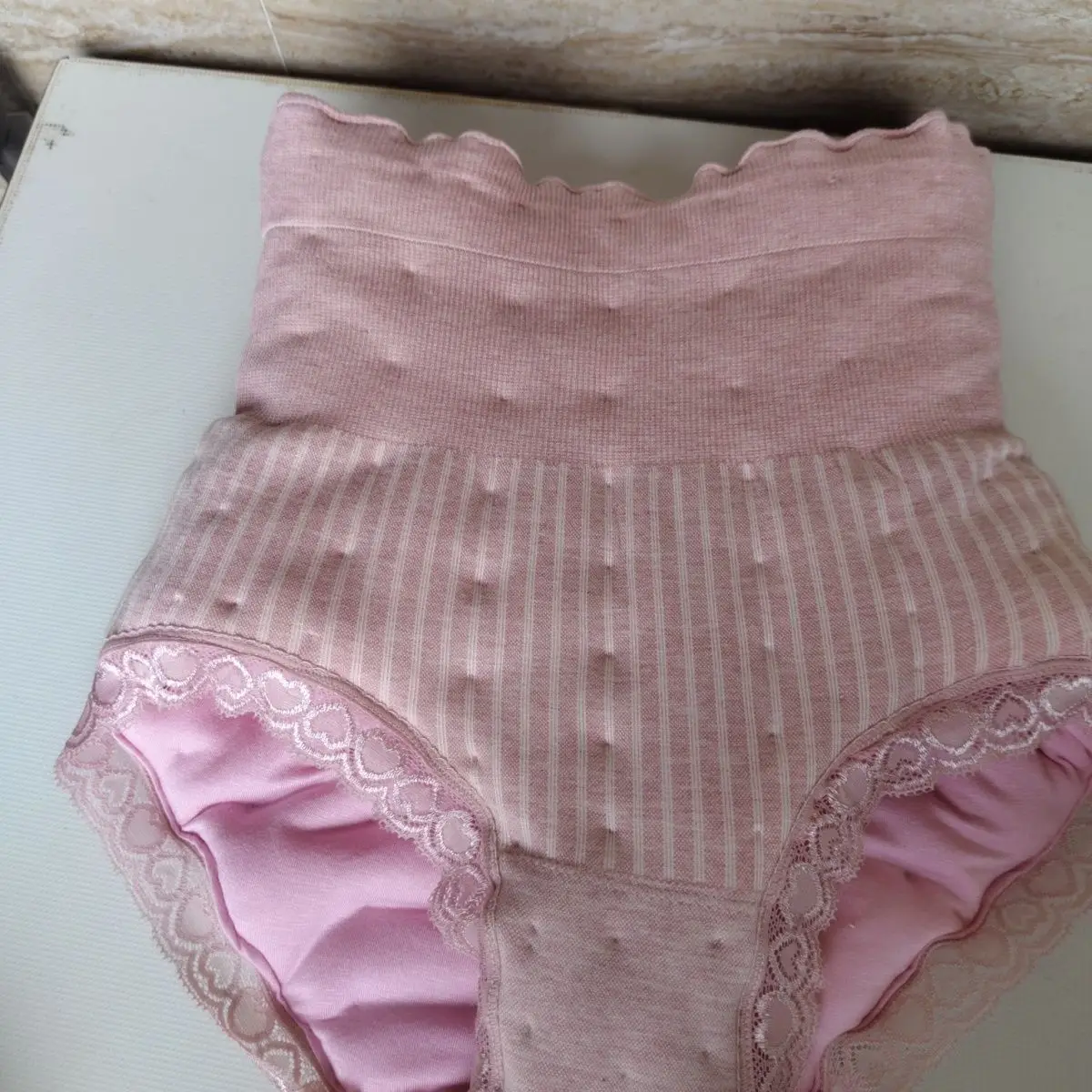 Women Cotton Blended High Waist Briefs Sleek Absord