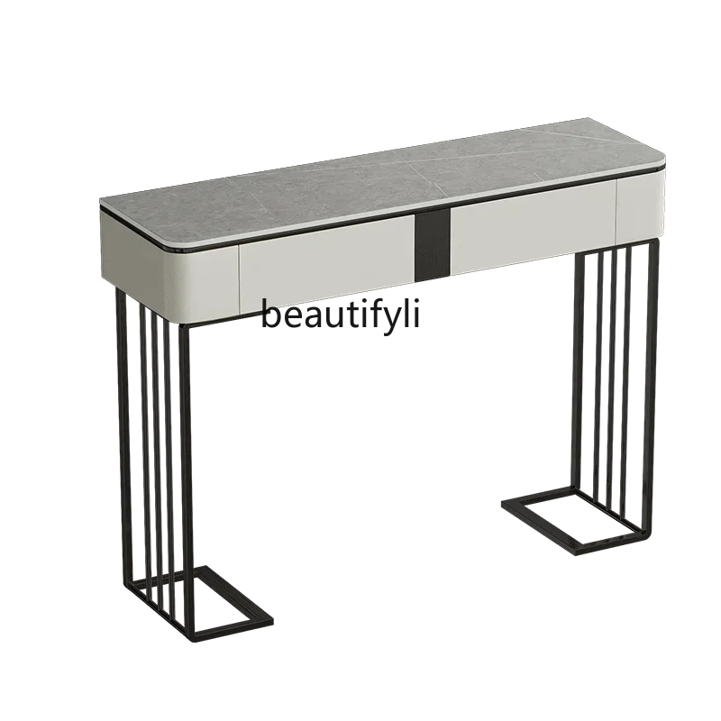 Minimalist Style Console Tables Villa Living Room Side View Home Entrance Counter Wall Home Modern Minimalist