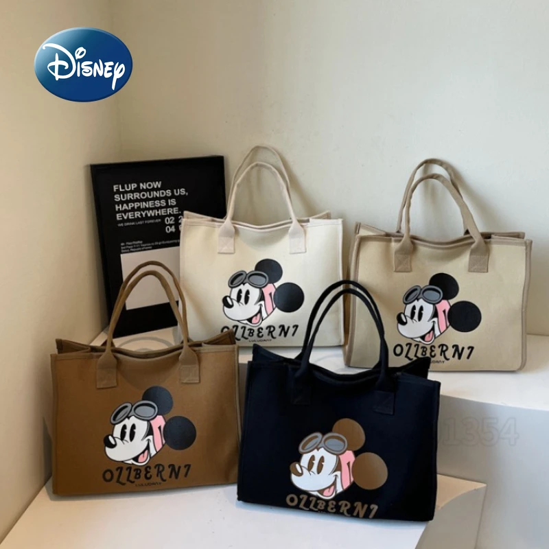 

Disney Minnie New Diaper Bag Handbag Large Capacity Fashion Baby Products Storage Bag Multifunctional Fashion Women's Handbag