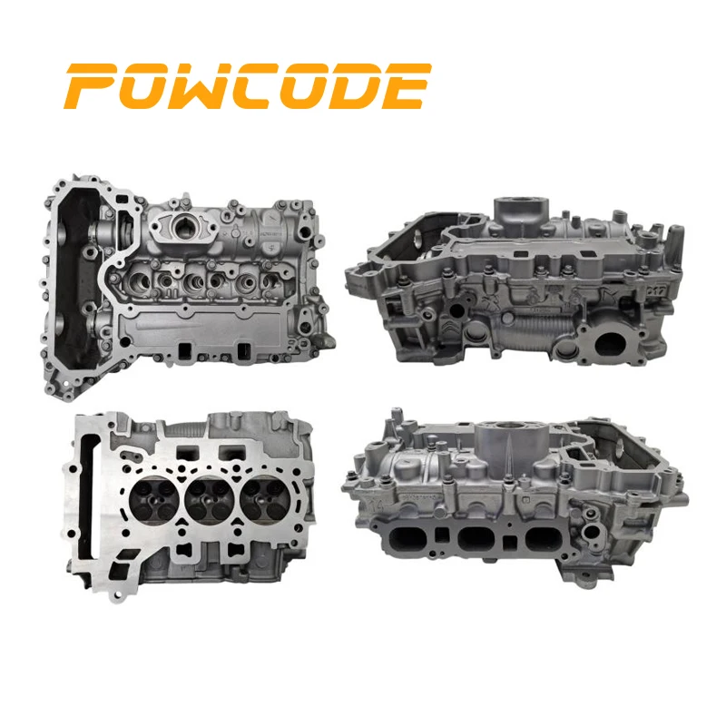 POWCODE EB2 EB2ADT Engine Cylinder Head 91005991015 1610759680 Complete Cylinder Head For Peugeot Citroen Opel 1.2 PureTech