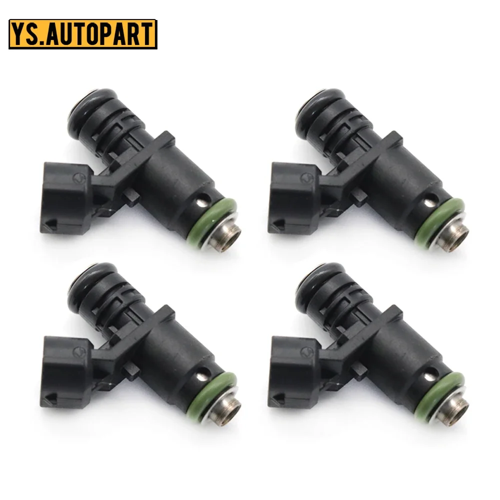 4pcs/lot Car Fuel Injectors Nozzle Fit For Volkswagen Polo 6R 1.2 Ez.2010 03E906031C 03E 906 031 C