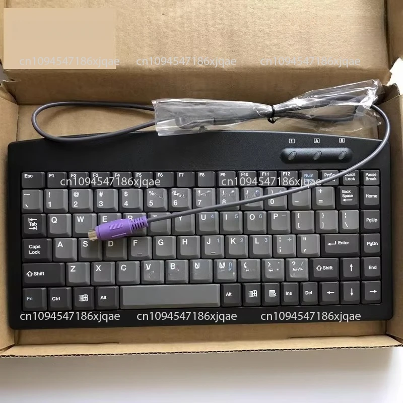 

114A/8231 Industrial 88 Mini Keyboard IPC-510/610L 96KB-8P2-B-CN1 Rounded Port PS2