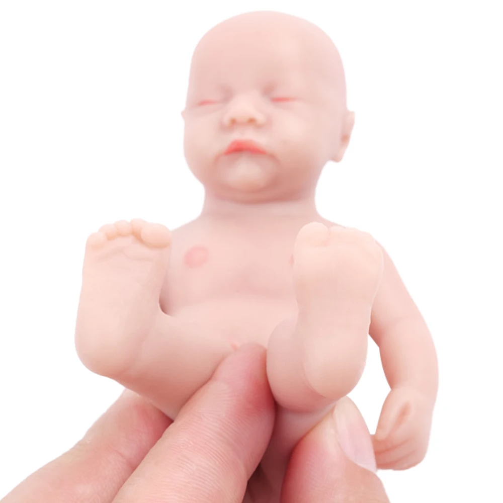 IVITA WG1578 6.69 인치 124g 100% 실리콘 다시 태어난 아기 인형, 소녀 아기, 도색되지 않은 미완성, 현실적인 어린이 크리스마스 생일 장난감
