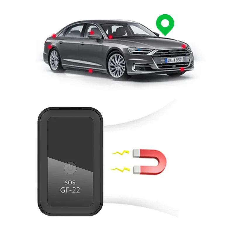 Mini GF-22 GPS Car Tracker Real Time Tracking Anti-Theft Anti-lost Military Magnetic Mini GPS Locator SIM Message Positioner