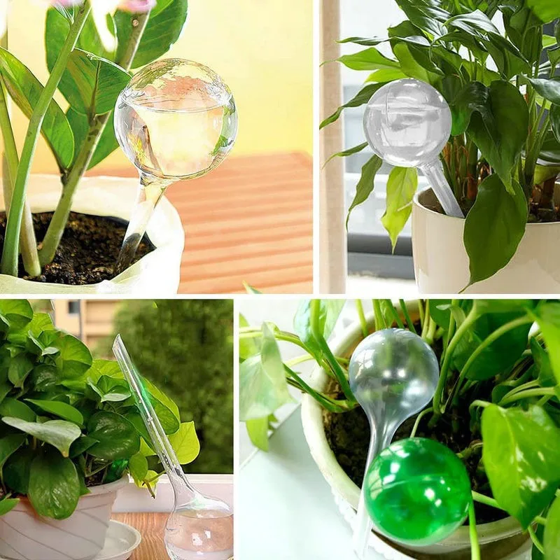 5 stücke Automatische Pflanzen Wasser Feeder Selbst Bewässerung Kunststoff Ball Indoor Outdoor Blumen Wasser Dosen Blumentopf Tropf Bewässerung Gerät