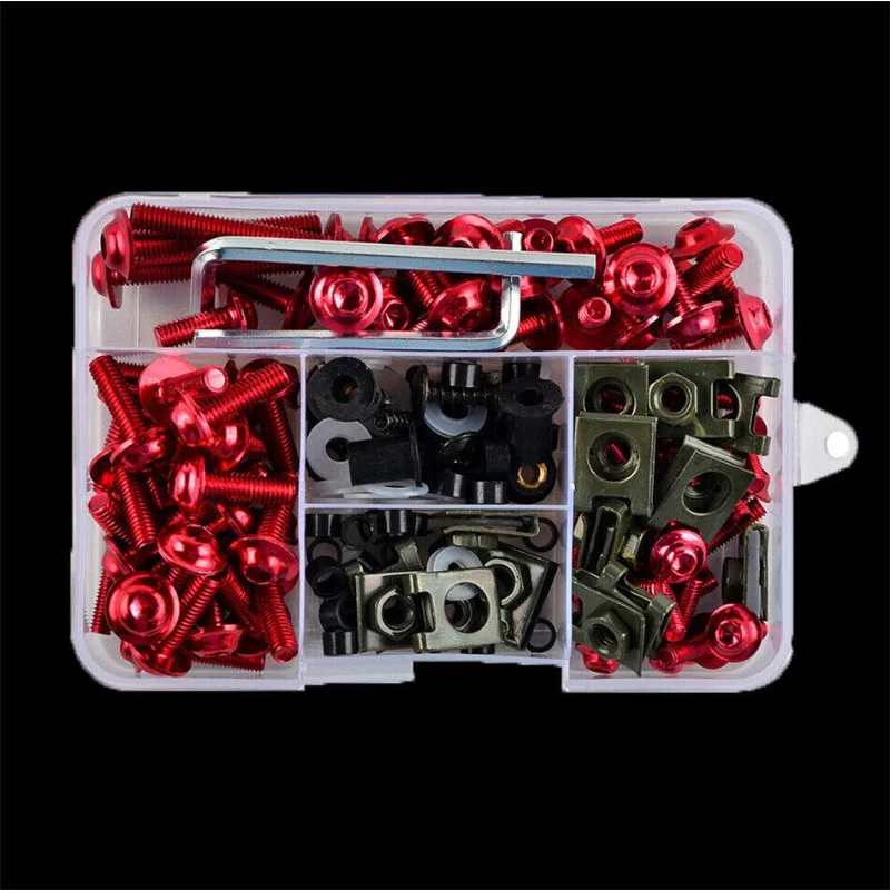 

News 2025 Fairing Protector Bolt Kits 177PCS Body Screws Nut for TRK 502X 502C BN 125 TNT 125 KYMCO AK 550 TRIUMPH TIGER 800 900