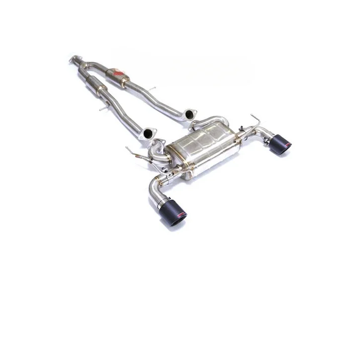 Exhaust System For Infiniti G37 Electric Exhaust Valve Catback With Quad Double Tip