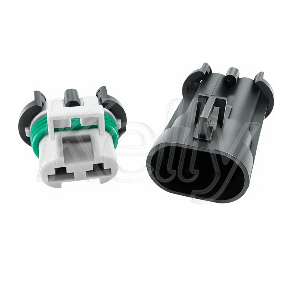 2P 6:3mm Socket Auto Fan Radiator Connector For BUICK Toyota Map Sensor Connector 15363990 15363993 15344054 12147060