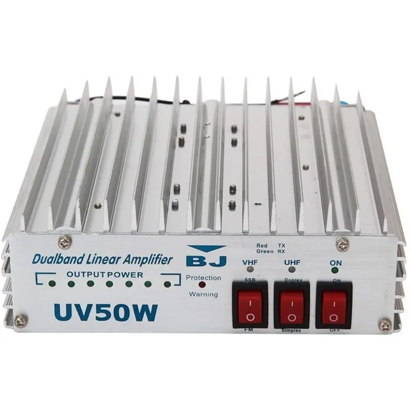 LXYB18B Dual-Stage Full-Mode BJ-UV50W UV Power Amplifier 30Km Walkie-Talkie Unilateral Power Amplifier, UV50W