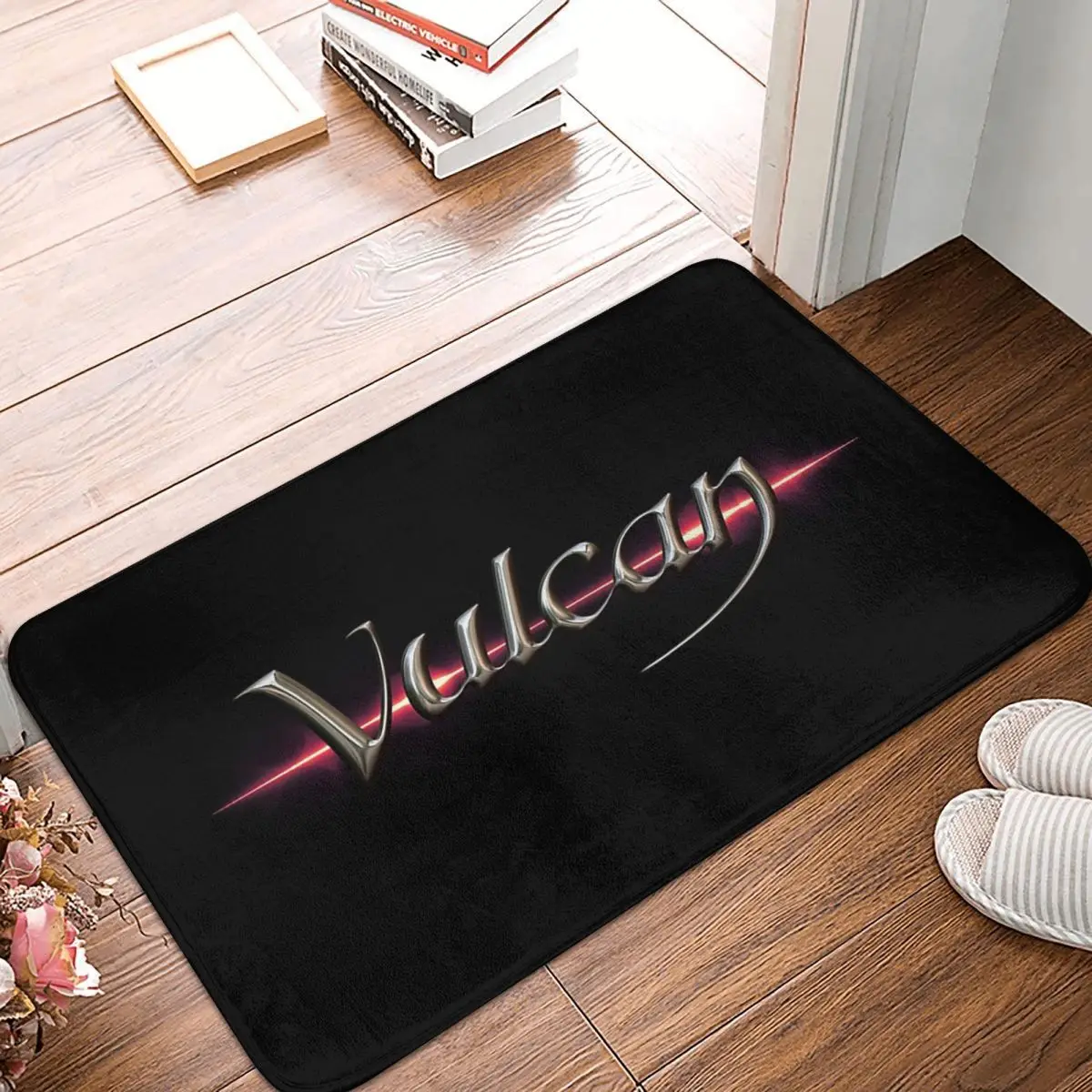 Vulcan 3 Red Anti-slip Doormat Floor Mat Washable Carpet Rug for Kitchen Entrance Home Bedroom Footpad Mats