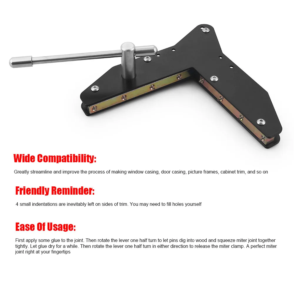 النجارة ميتري المشابك لصياغة نافذة غلاف الباب غلاف إطارات الصور خزانة الكسوة لأدوات المركبات