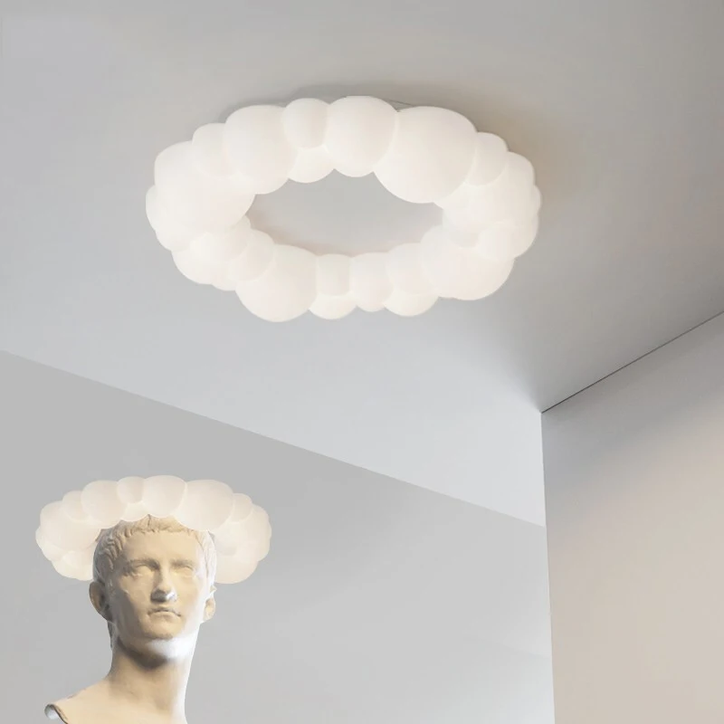 Imagem -04 - Modern Cloud Shades Led Luzes Pingente Lustre de Teto Sala de Estar Quarto Quarto de Criança Decoração de Casa Lâmpadas Brancas