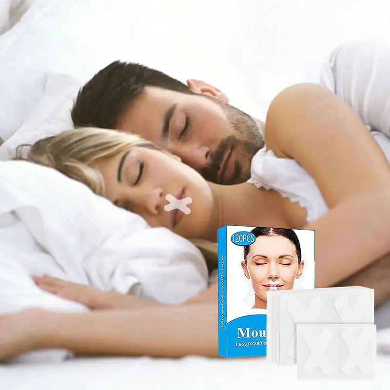 NEW 120Pcs Sleep Strip Mouth Tape For Snoring Better Nose Breathing Improved Nighttime Sleeping Less Mouth Breath And Snore