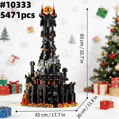 

Набор строительных блоков Black Tower Dark Model: креативные кирпичики MOC, декоративные игрушки для детей и взрослых, коллекционные подарки, 5471 деталь