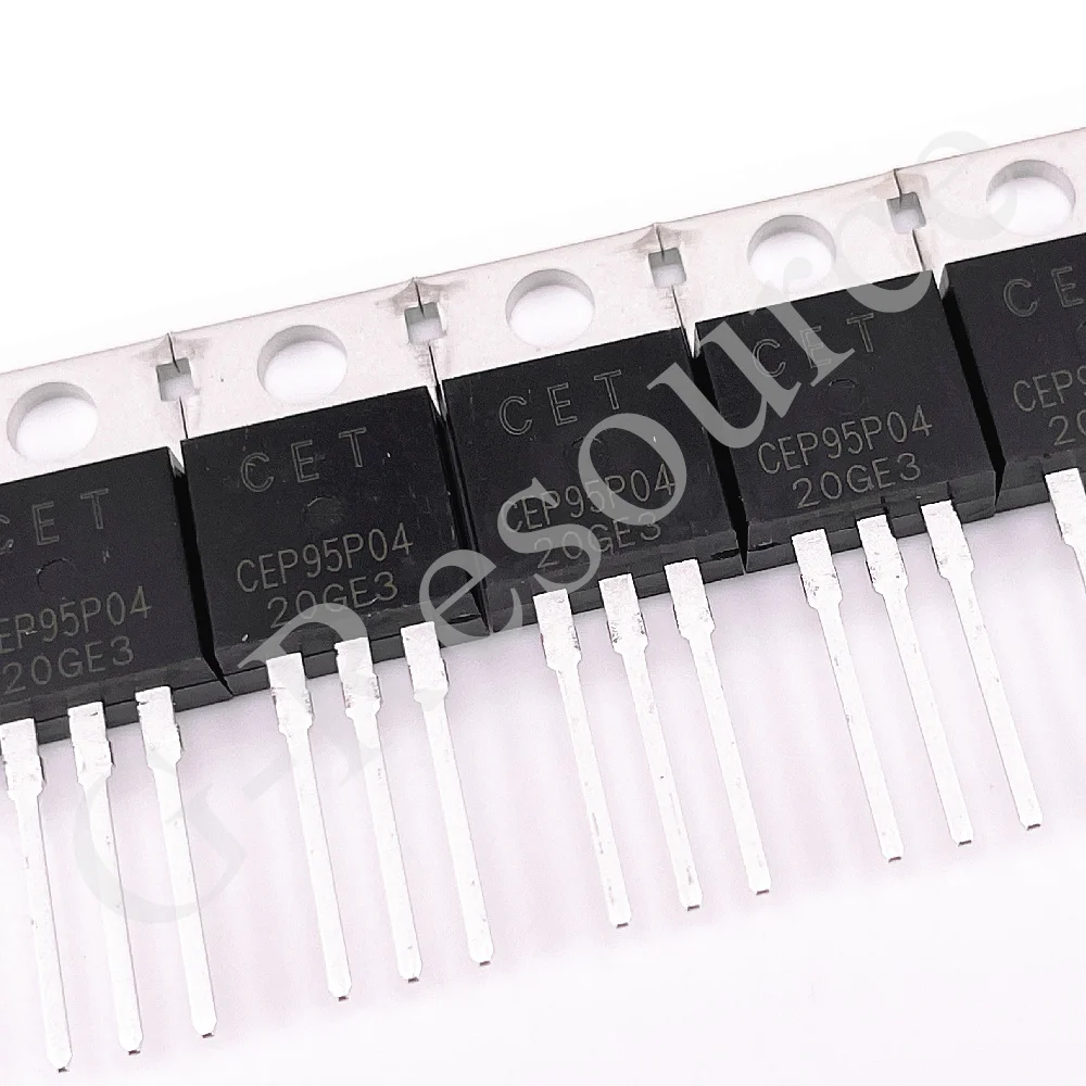 (10pcs) CEP95P04 TO-220 P Channel Field Effect Power MOSFET MOS tube