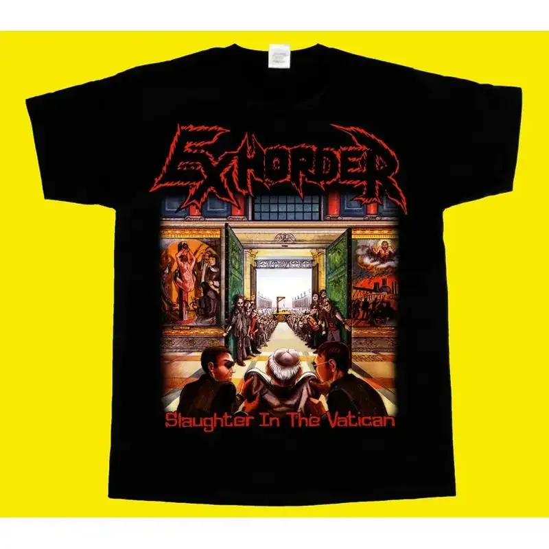 exhorder slaughter in the vatican short long sleeve  T shirt TN0179