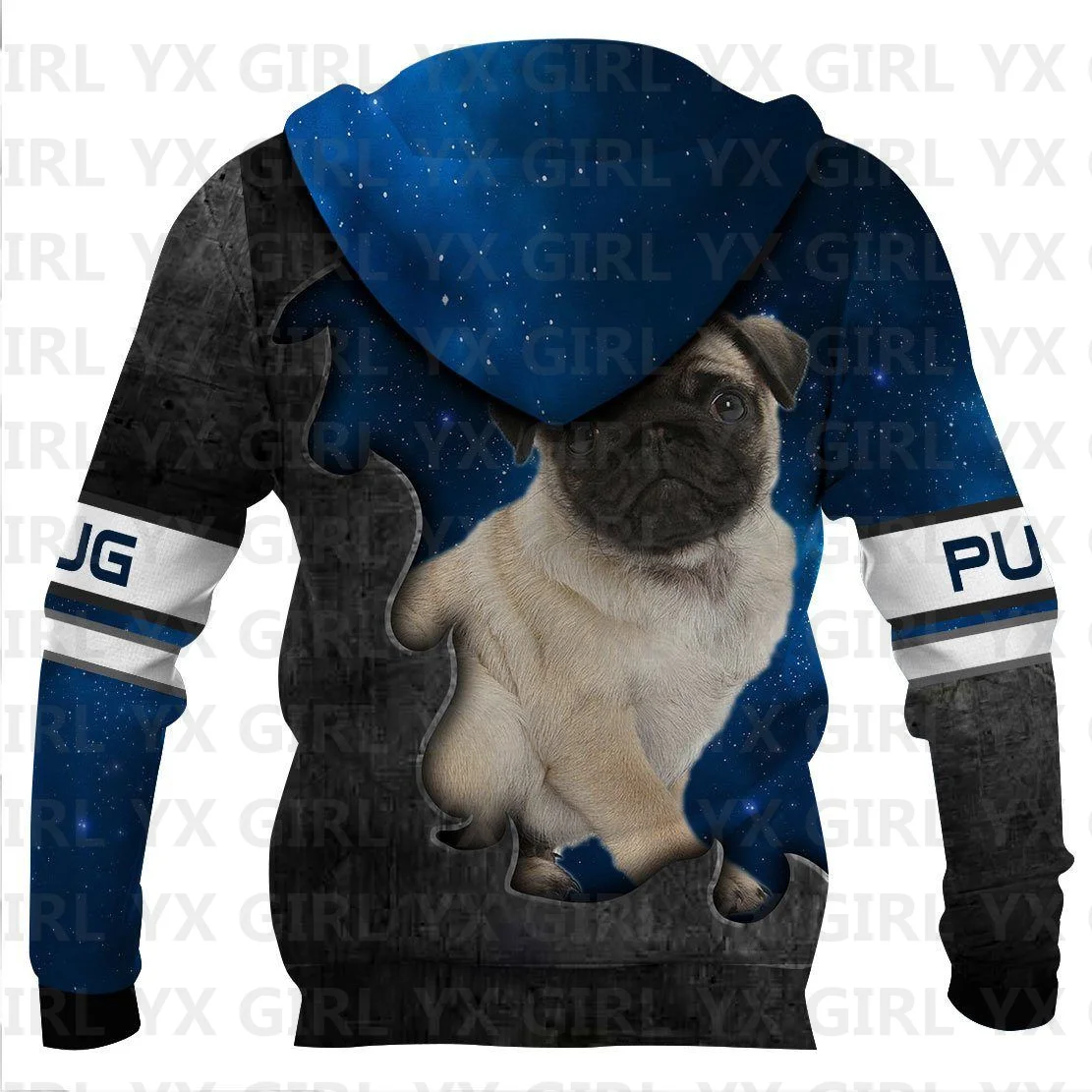 German Shepherd/Pug/Husky 3D Printed Hoodie Women For Men Pullovers Street Tracksuit Love Dog Gift