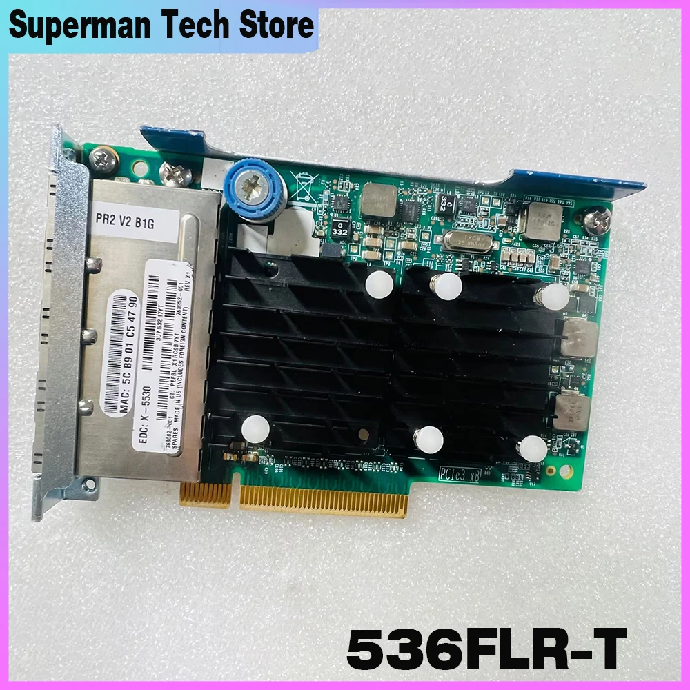 536FLR-T For  HP Four-port Ten Gigabit Network Adapter 764302-B21 768082-001 763352-001 Switch control signal sensor