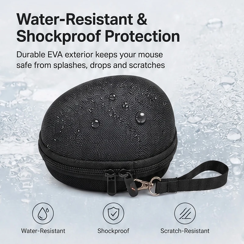 EVA Hard Mouse Carrying Case for Logitech MX Vertical Portable Shockproof Waterproof Storage Bag Travel Protective Pouch