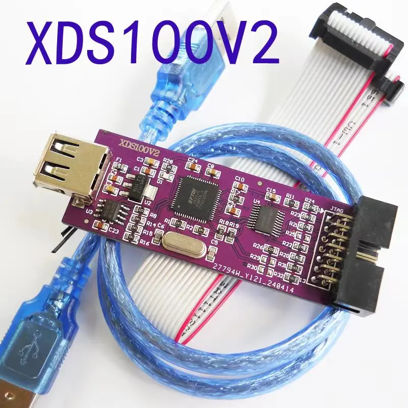 XDS100V2 TI DSP simulator downloader, replacement xds100v1 burner, comparable to XDS100V3 debugger, support CCS4 above CCS11/12