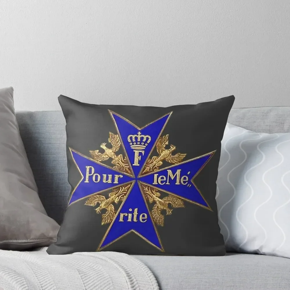 The Blue Max - Pour Le Merite Throw Pillow Sofa Cover pillow pillowcase pillow