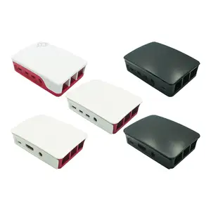 untuk Raspberry Pi 3 4 Model B Kotak Plastik Casing ABS Cangkang Putih Desain Klasik dengan Heatsink Kipas 3 4 6 pendingin raspberry pi 4 penjualan terbaik - №