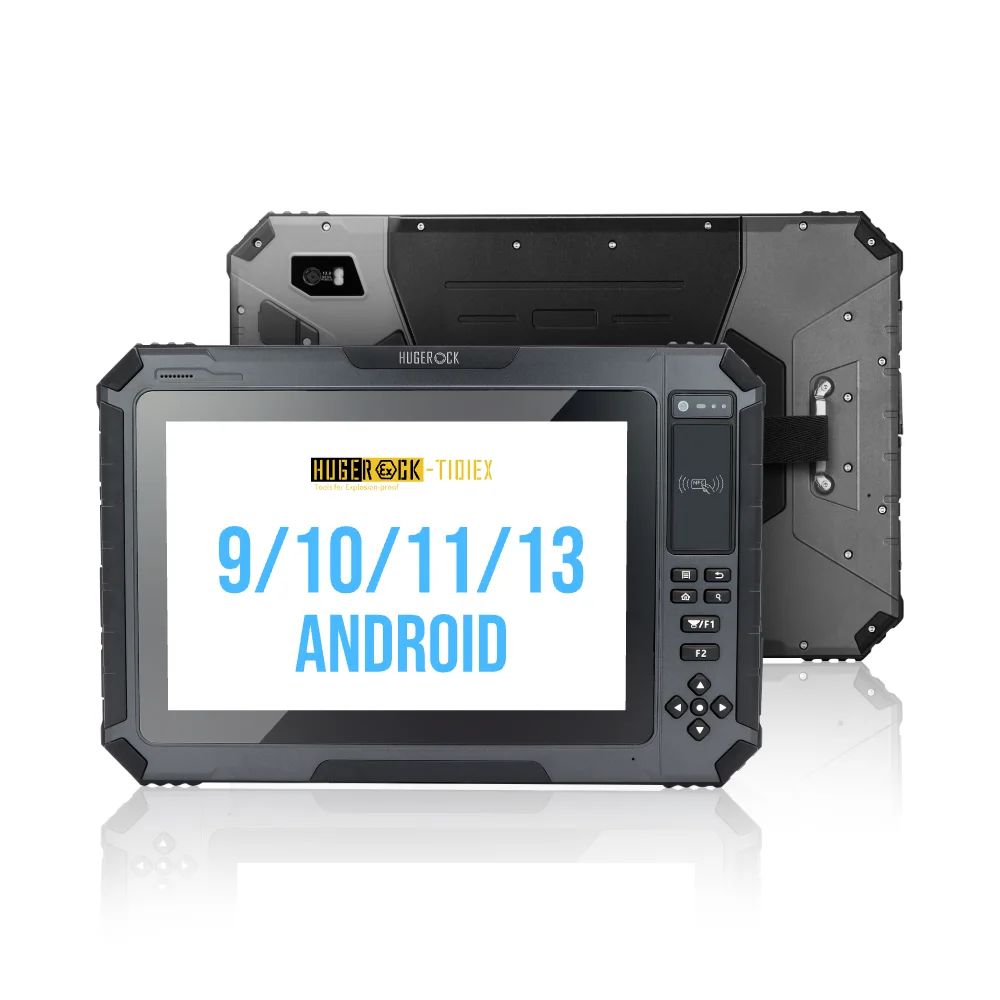 For T101EX Industrial Android Rugged Tablet Sunlight Readable Waterproof 1000nit NFC Reader Octa Core Wireless Wi-Fi New