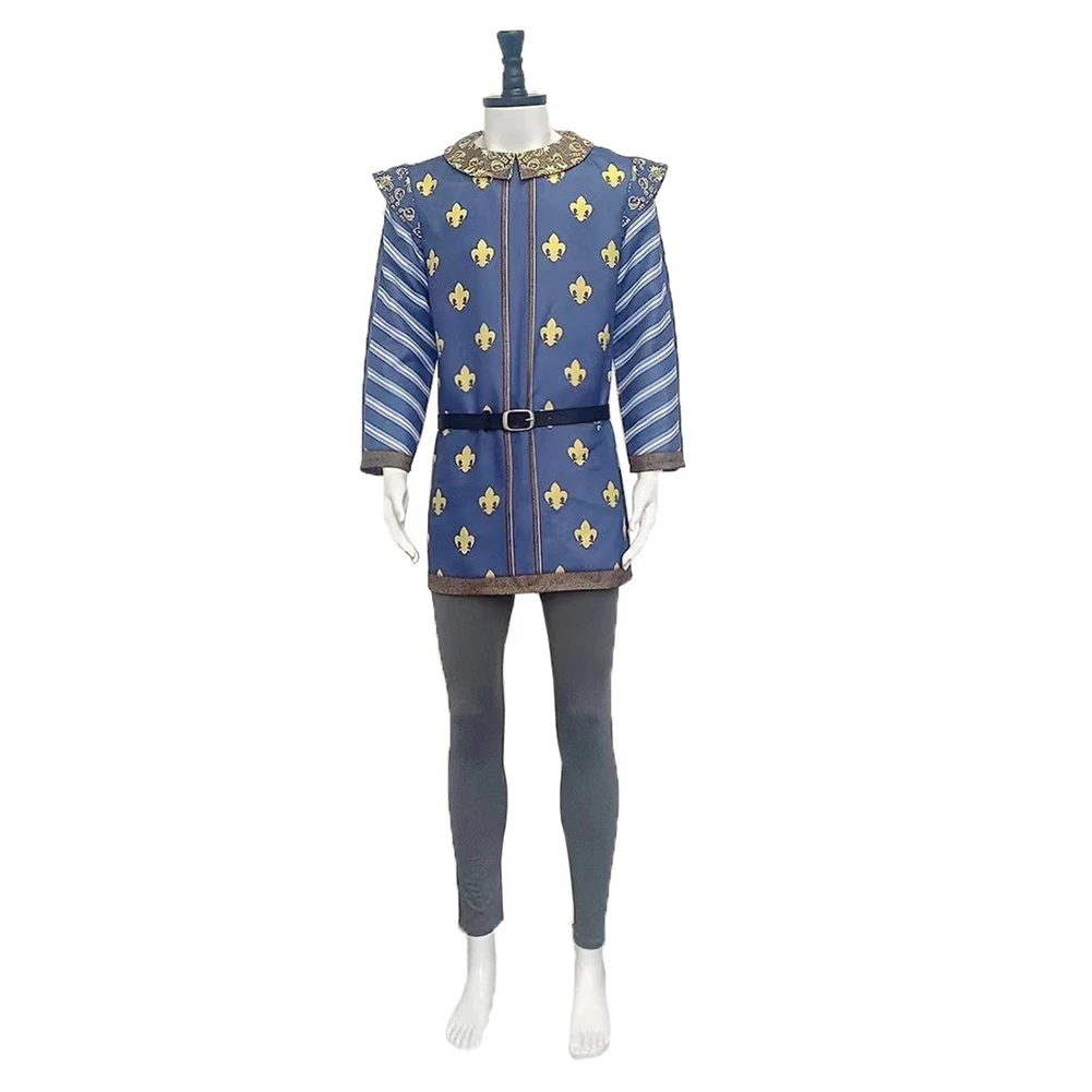 Male Prince Cosplay Charming Halloween Carnival Party Vest Shirt Pants Fiona Costume Men Adult Outfits Roleplay Suit  ﻿