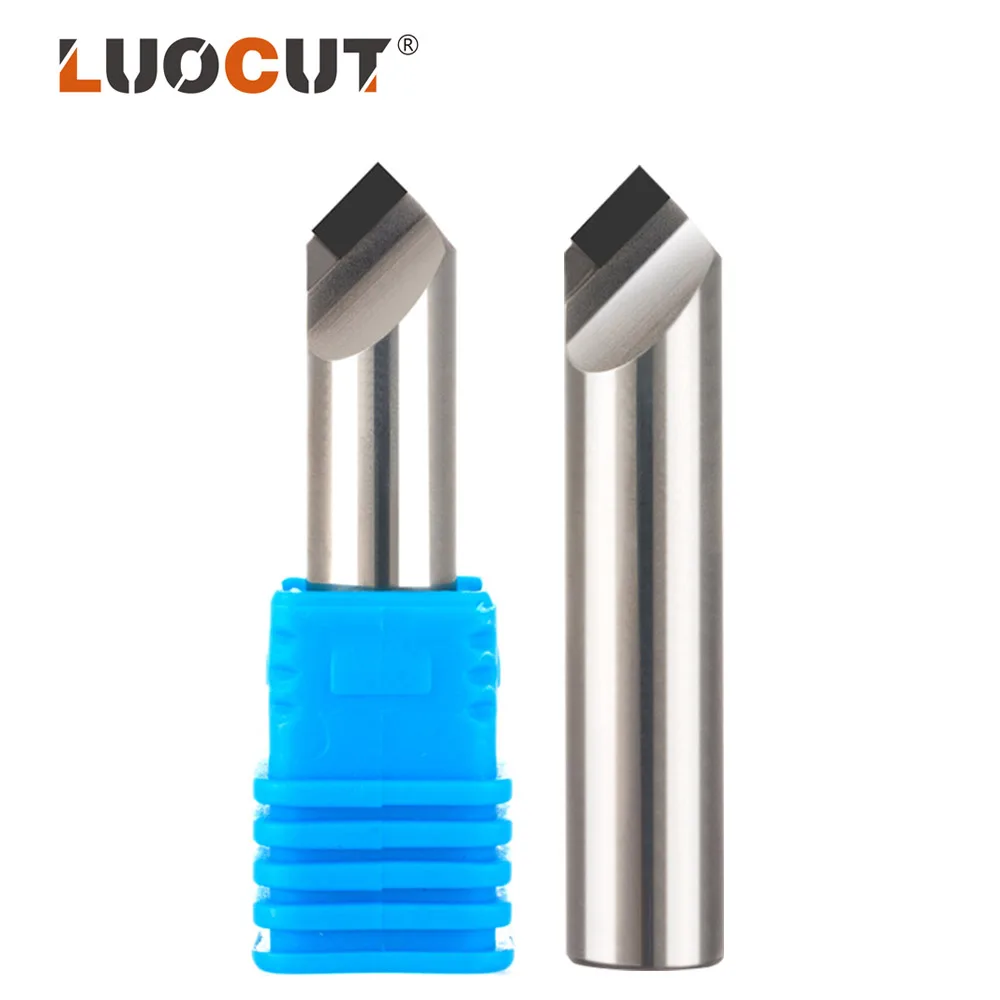 

CNC diamond milling cutter double edge PCD polishing-free milling cutter for metal acrylic diamond cutter milling cutter