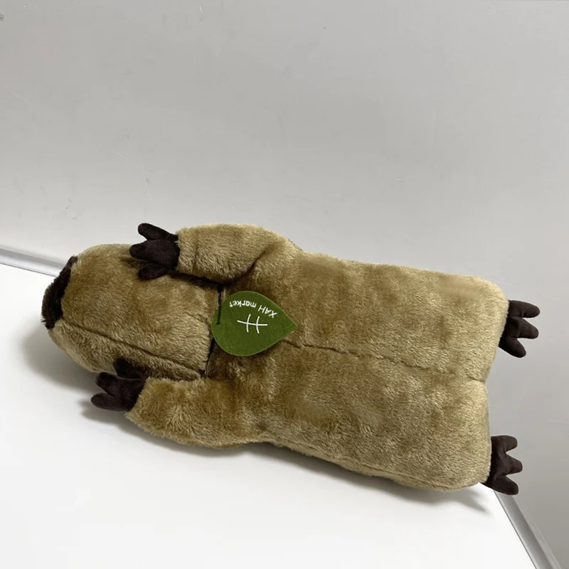 40cm imitacja kapibary pluszowa zabawka puszysta lalka kapibara miękkie wypchane zwierzę zabawka prezent urodzinowy dla dzieci zabawka wystrój pokoju domowego