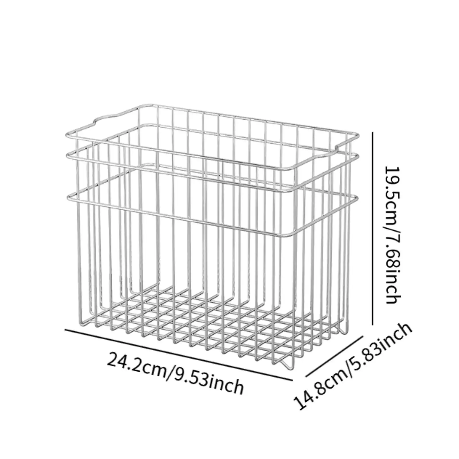 Fruit Basket Portable Utensil Drying Rack Versatile Wire Basket Rustic Storage Bin for Office Kitchen Countertop Dormitory Home
