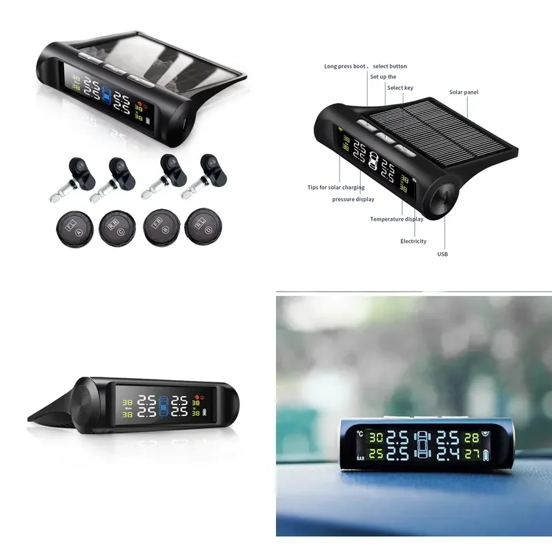 Good Quality Tire Pressure System External Car TPMS With Wireless