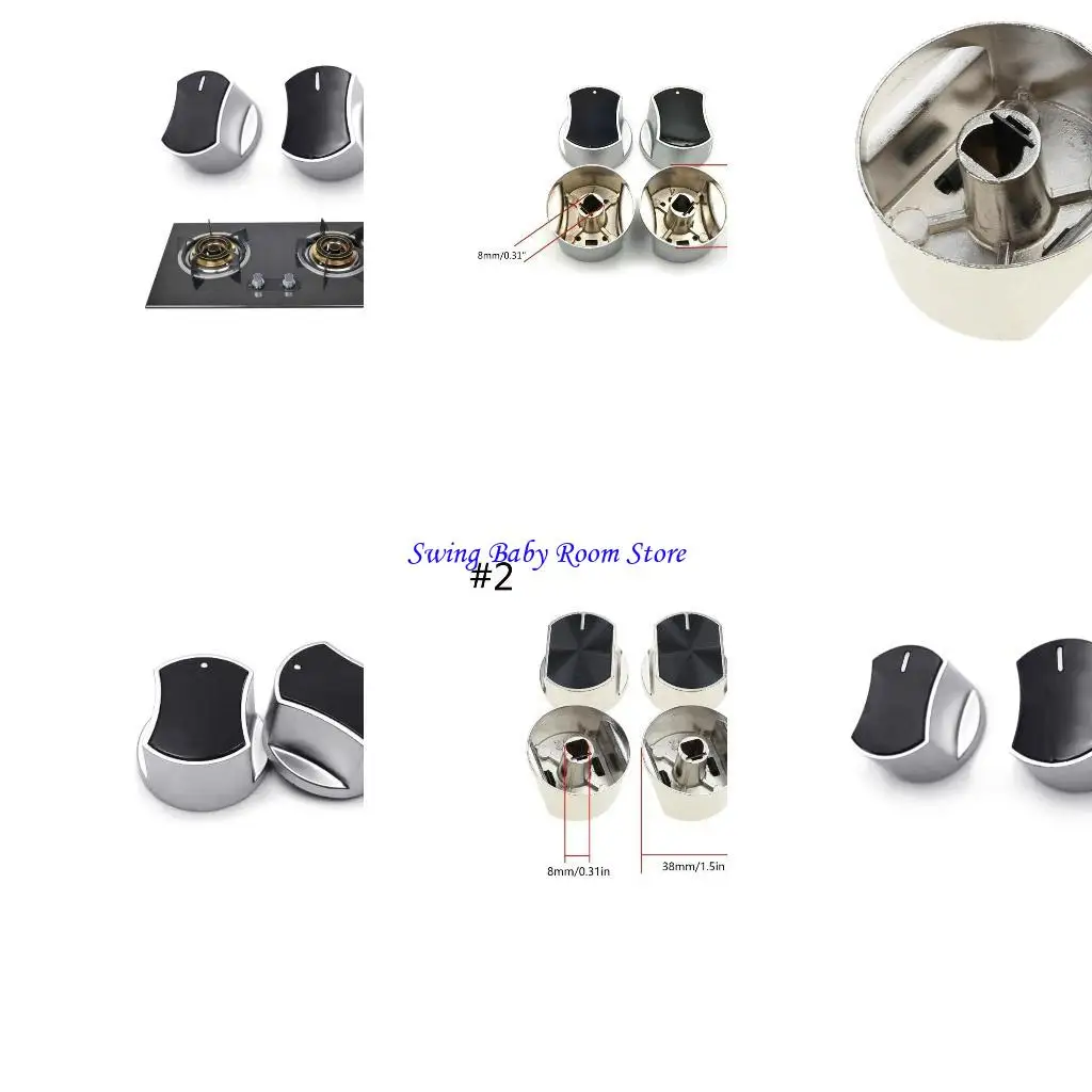 K1AD Gas Stove Rotary Switch Top for Burner Control Knob Oven Knob Easy to Insta