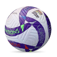 Professional Latest Size 5 Football Official Match Shining PU Leather Material Grass Kick Football Sports Balones De Futbol