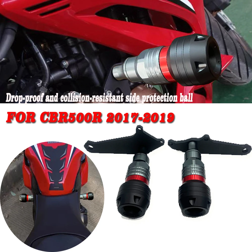 

For CBR500R 2017-2019 CBR 500R Motorcycle Falling Protection Engine Frame Slider Fairing Guard Crash Pad Side Protector