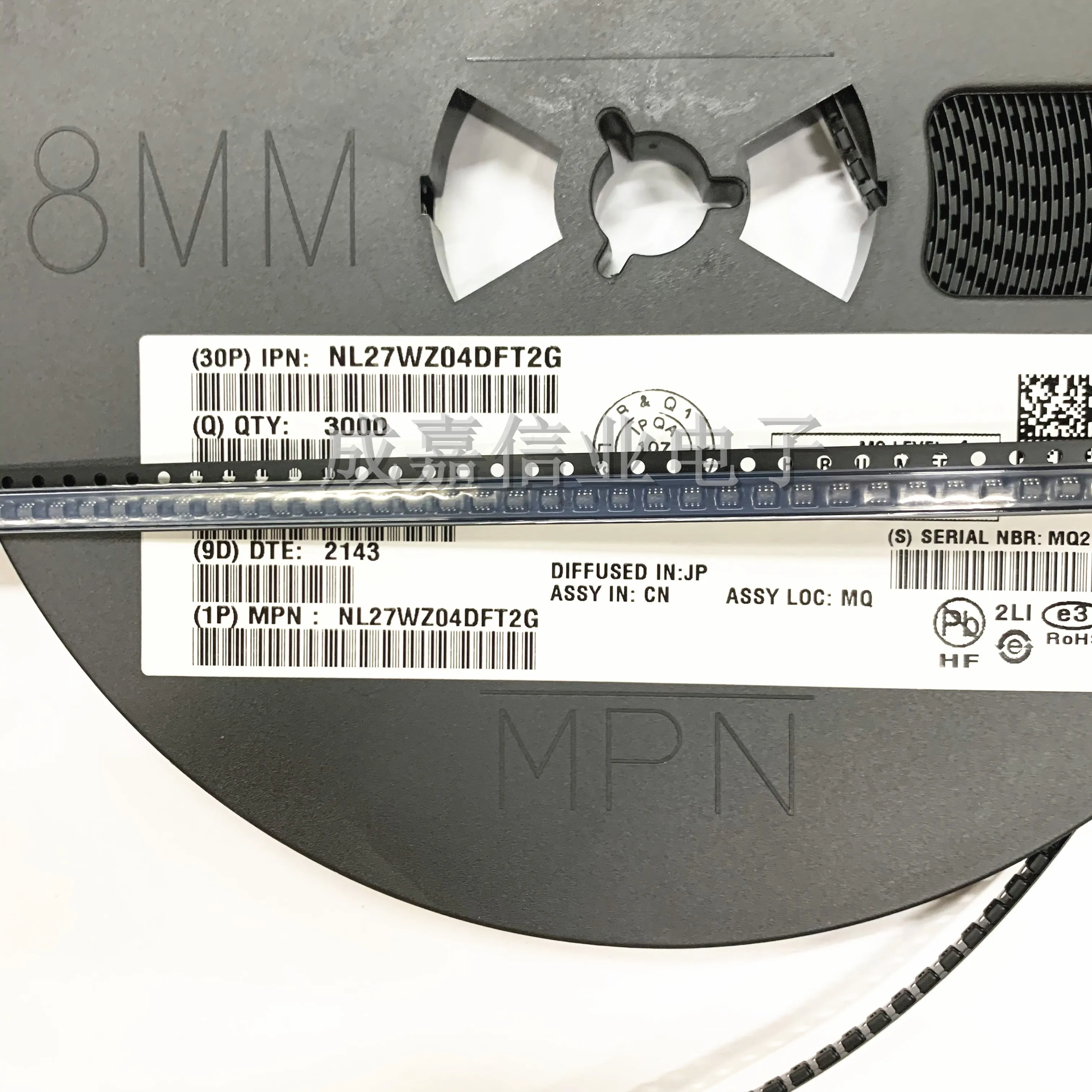 100pcs/Lot NL27WZ04DFT2G SC-70-6 MARKING;M5 Lnverters 1.65-5.5V CMOS Dual Operating Temperature:-40C-+ 85 C